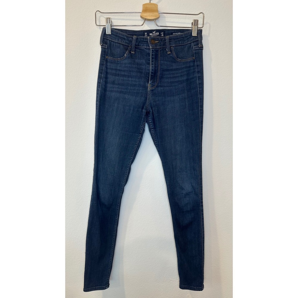 Hollister High Rise Jean Legging W27 L28 Dark Wash Advanced Stretch Skinny 5R